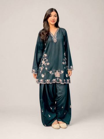 Premium French Crepe Farshi Co-Ord Set