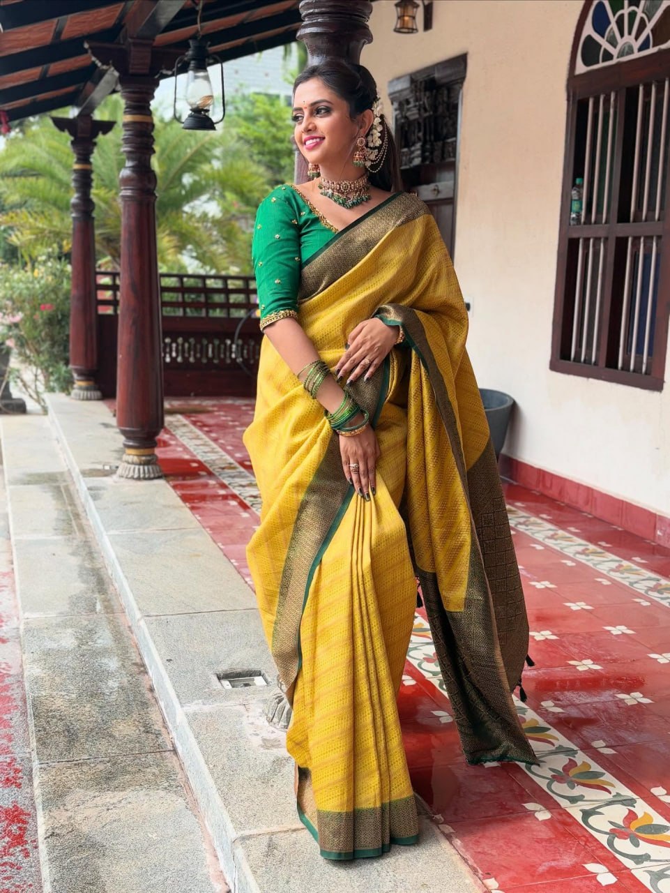 Traditional Banarasi Soft Silk Jacquard Saree