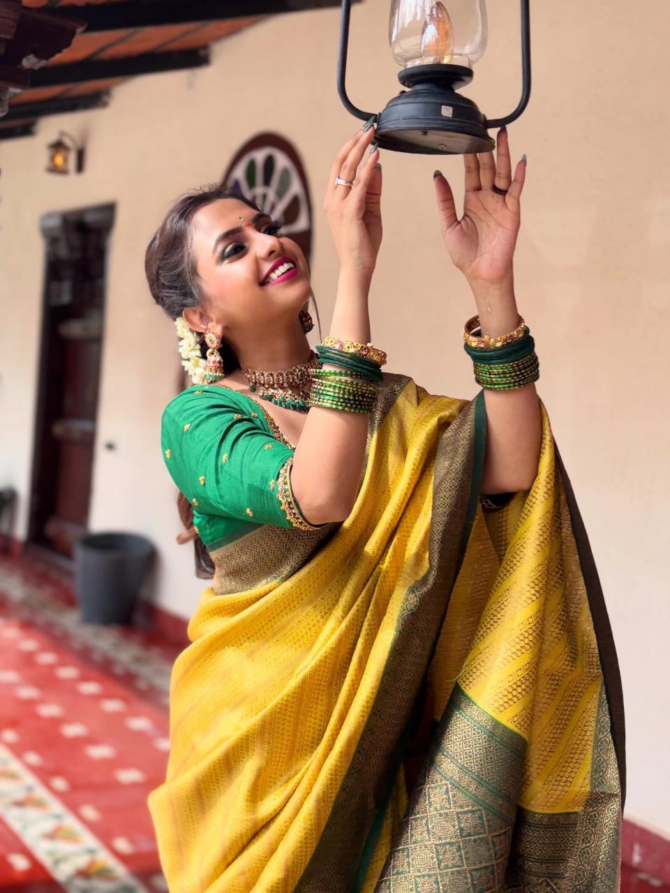 Traditional Banarasi Soft Silk Jacquard Saree
