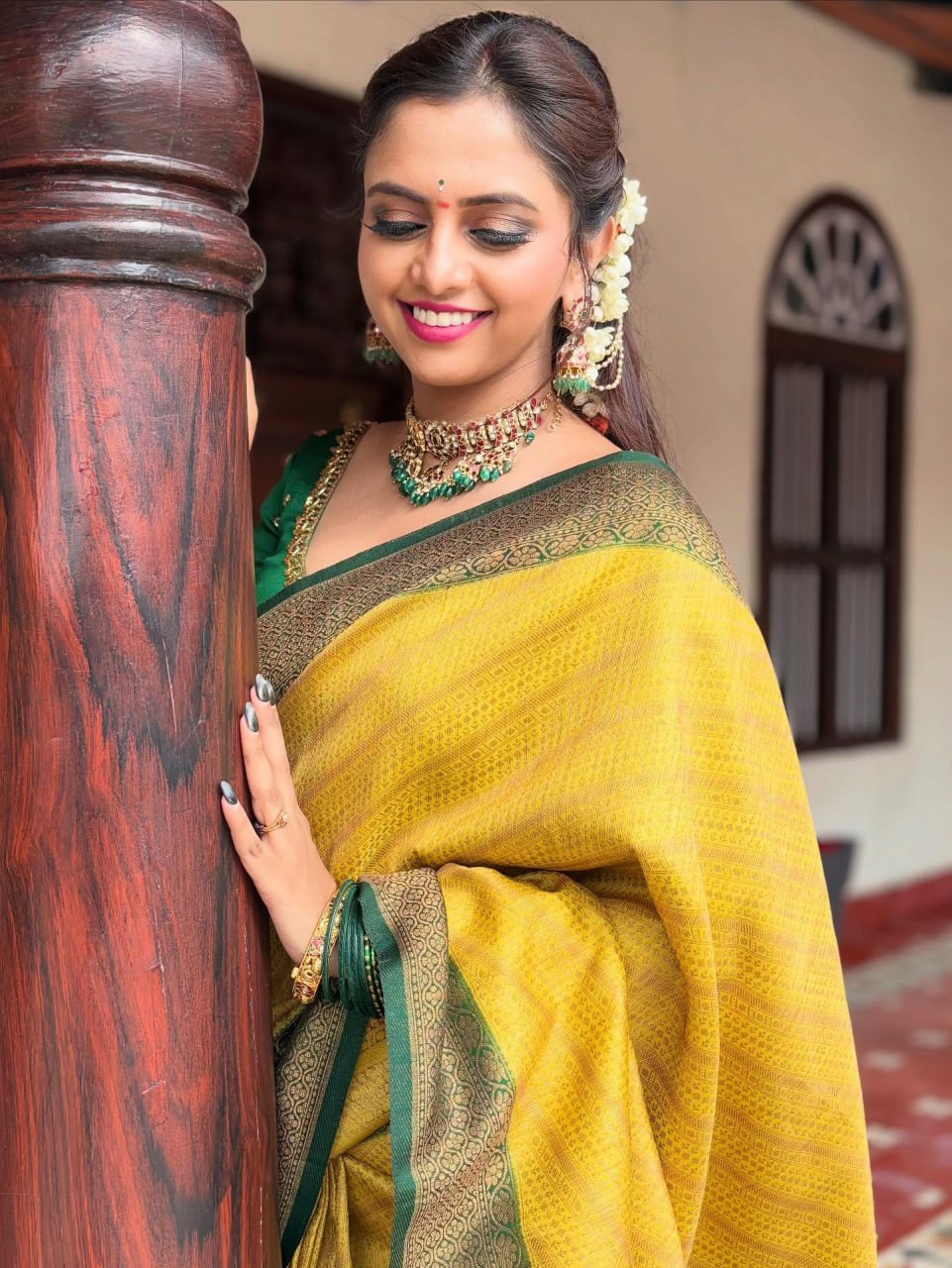 Traditional Banarasi Soft Silk Jacquard Saree