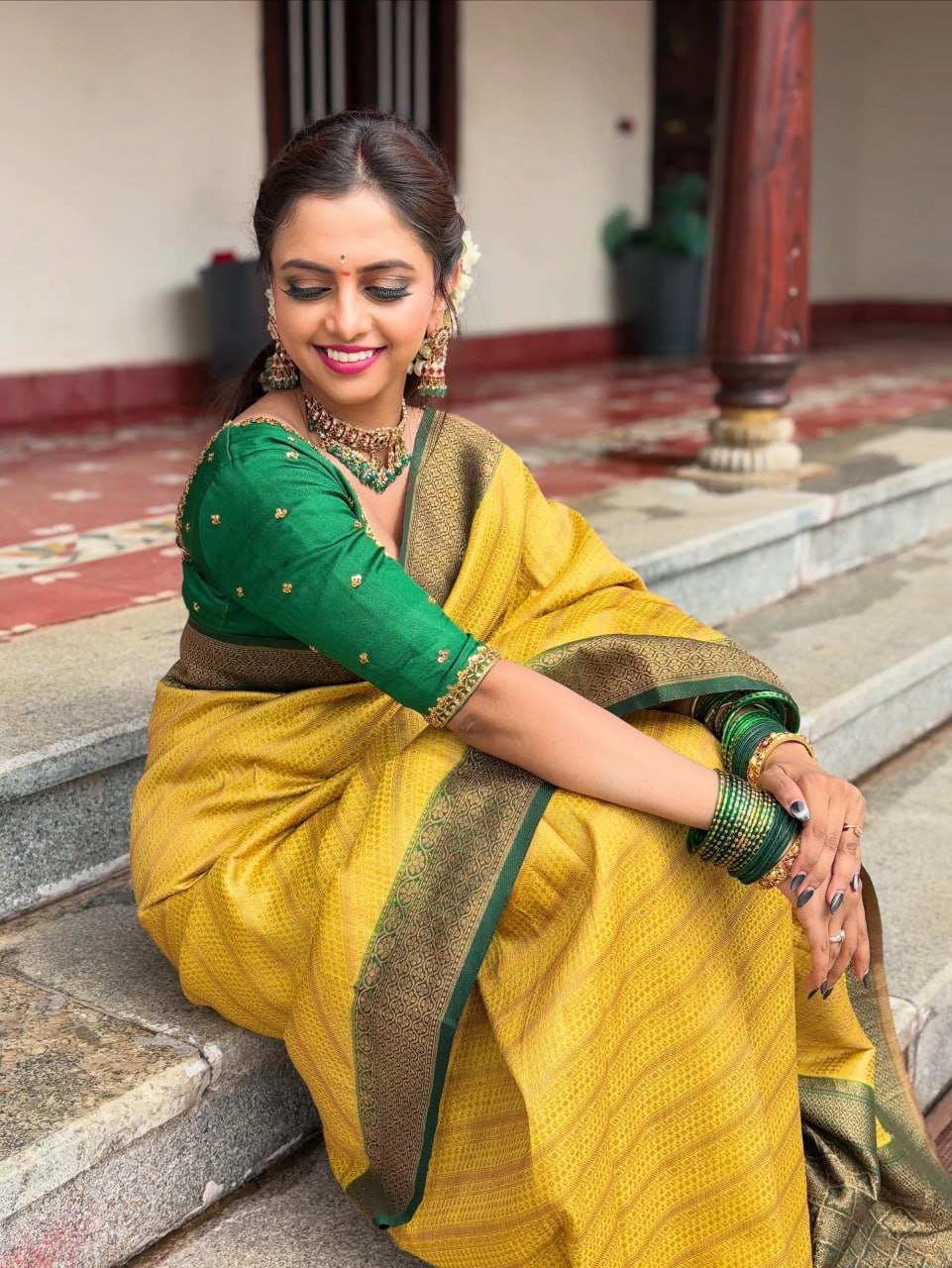Traditional Banarasi Soft Silk Jacquard Saree