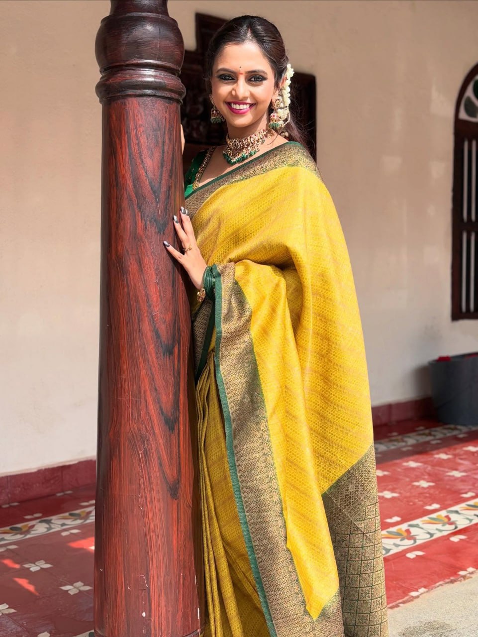 Traditional Banarasi Soft Silk Jacquard Saree